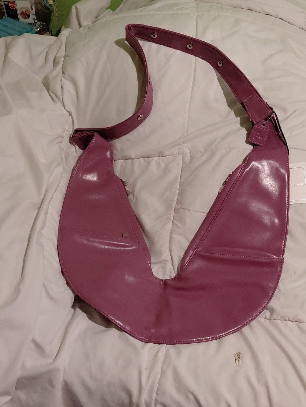 NWT Sash Lavendar  Crescent Crossbody